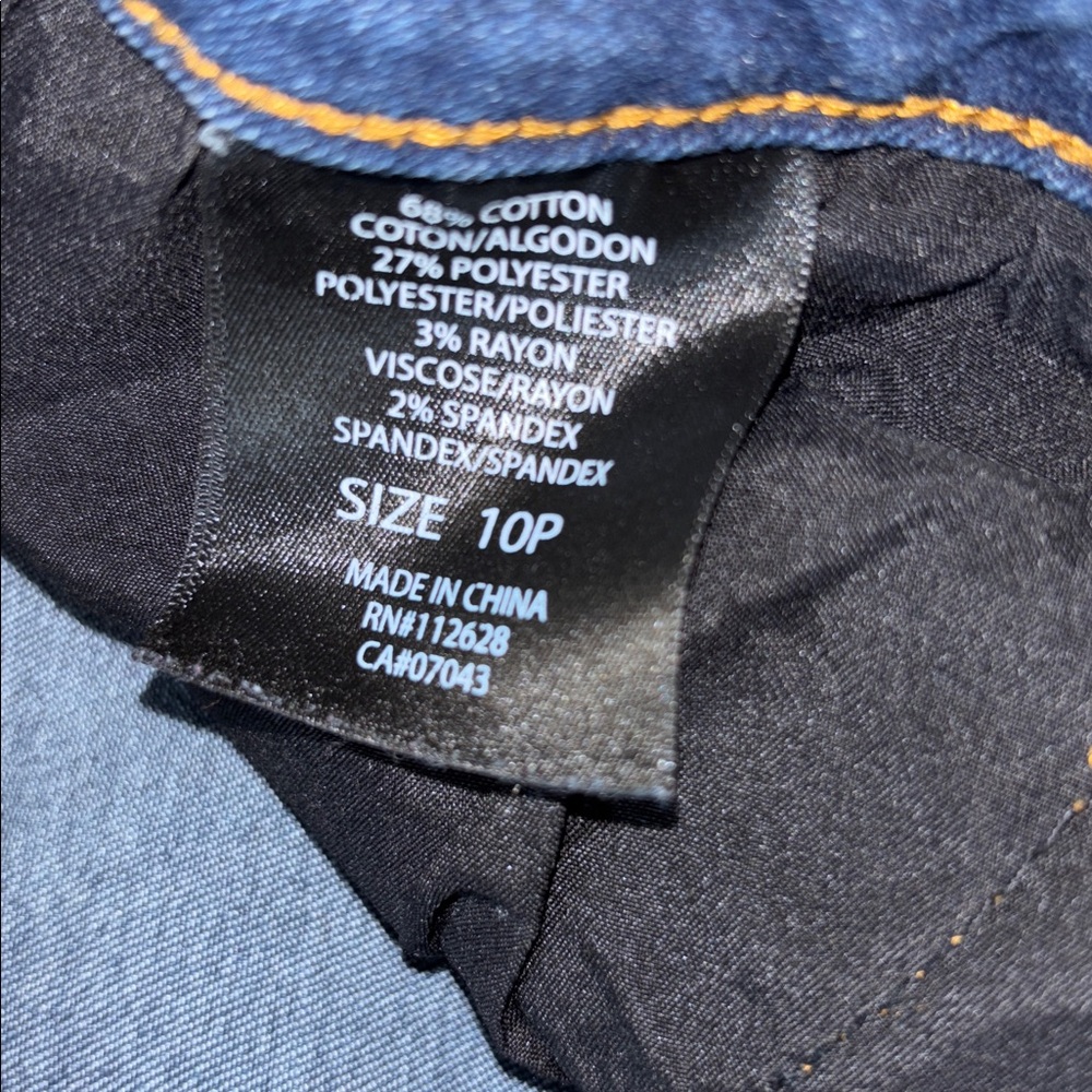 WOMENS SIZE 10P | Tahari Kelly Mid-Rise Skinny Denim Jeans - Picture 3 of 7